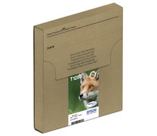 Epson Original Easy Mail Packing T1285 Fuchs Druckerpatronen 4er Multipack BK/C/M/Y (C13T12854511)