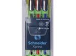 Schneider Xpress Fineliner schwarz, rot, blau - 3er-Etui