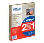 Epson Premium Glossy Photo Paper BOGOF - Fotopapier, glänzend - A4 (210 x 297 mm) - 255 g/m2 - 15 Blatt (Packung mit 2 )