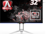 AOC Gaming-Monitor AG322QCX Curved-LCD-Display 80,01 cm (31,5") schwarz/silber