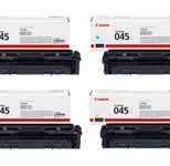 Canon Original Toner 045 4er-Set schwarz, cyan, magenta, gelb (OP1242C002)