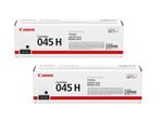 Canon Original Toner 045H Doppelpack schwarz hohe Ergiebigkeit (OP1246C002DP)