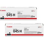 Canon Original Toner 045H Doppelpack schwarz hohe Ergiebigkeit (OP1246C002DP)