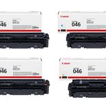 Canon Original Toner 046 4er-Set schwarz, cyan, magenta, gelb (OP1250C002)