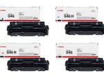 Canon Original Toner 046H 4er-Set schwarz, cyan, magenta, gelb hohe Ergiebigkeit (OP1254C002)