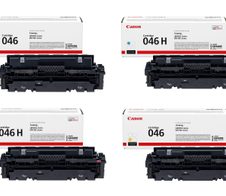 Canon Original Toner 046H 4er-Set schwarz, cyan, magenta, gelb hohe Ergiebigkeit (OP1254C002)