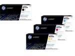 HP Original 655A Toner 4er Set schwarz, cyan, magenta, gelb