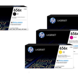 HP Original 656X Toner 4er Set schwarz, cyan, magenta, gelb hohe Kapazität