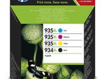 HP Original 934XL/ 935XL 4er-Pack Druckerpatronen schwarz, cyan, magenta, gelb (X4E14AE)