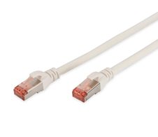 Digitus Patch-Kabel RJ-45 (M) zu RJ-45 (M) 2m Kupfer S/FTP Cat 6 weiß (DK-1644-020/WH)