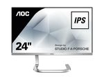 AOC Monitor PDS241 LCD-Display Porsche-Design 60,5 cm (23,8") silber