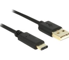 DeLock Kabel USB 2.0 Typ-A Stecker > USB Type-C™ 2.0 Stecker 2,0 m schwarz