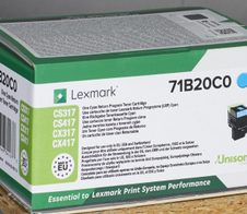 Lexmark Original Toner - cyan (71B20C0) für CS317dn, CS417dn, CS517de, CX317dn, CX417de, CX517de