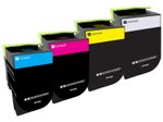 Lexmark Original Toner - 4er Multipack für CS417dn, CS517de, CX417de, CX517de