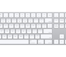 Apple Magic Keyboard mit Ziffernblock, silber
