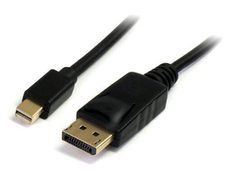 InLine Mini DisplayPort zu DisplayPort Kabel 1.5m, vergoldete Kontakte, schwarz