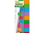 sigel Multicolor transparent Haftmarker farbsortiert - 10x 50 Streifen