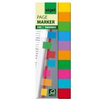 sigel Multicolor transparent Haftmarker farbsortiert - 10x 50 Streifen