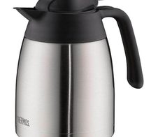 THERMOS® Isolierkanne THV silber, schwarz 1,0 l