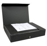 ELBA Heftbox 6,5 cm - schwarz marmoriert