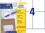 AVERY Zweckform Etiketten 3483-200 weiß 105,0 x 148,0 mm - 880 Stück