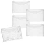 FolderSys Dokumenttasche DIN A4 transparent glatt 0,20 mm - 10 Stück
