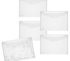FolderSys Dokumenttasche DIN A4 transparent glatt 0,20 mm - 10 Stück