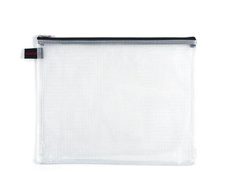 FolderSys Reißverschlussbeutel - transparent/schwarz