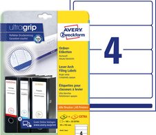 AVERY Zweckform Ordneretiketten L6061-25 weiß - 120 Stück