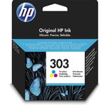 HP Original 303 Druckerpatrone cyan, magenta, gelb 165 Seiten 4ml (T6N01AE)