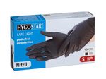 HYGOSTAR unisex Einmalhandschuhe SAFE LIGHT schwarz Größe S - 100 Stück