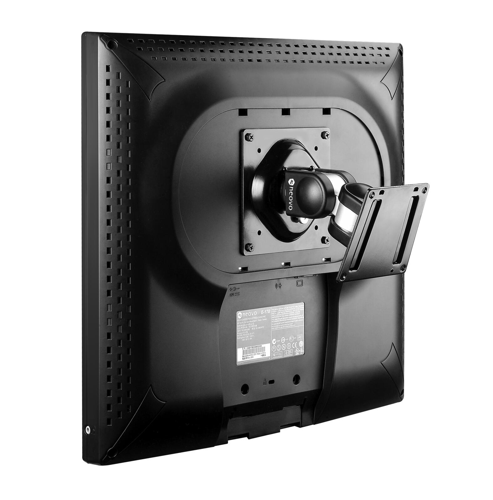 AG Neovo PMK-01 Wandhalterung für 15"-32" Displays neigbar, drehbar, schwenkbar, max. 14KG, max. VESA 100x100, schwarz