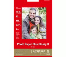 Canon PP-201 Glossy II Fotopapier Plus glänzend 100x150 mm 265 g/m² - 50 Blatt