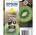 Epson Original 202 Kiwi Druckerpatrone gelb 300 Seiten 4,1ml (C13T02F44010)