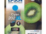 Epson Original 202XL Kiwi Druckerpatrone cyan 650 Seiten 8,5ml (C13T02H24010)