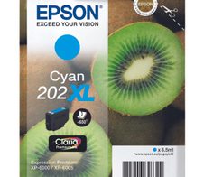 Epson Original 202XL Kiwi Druckerpatrone cyan 650 Seiten 8,5ml (C13T02H24010)