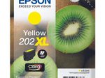 Epson Original 202XL Kiwi Druckerpatrone gelb 650 Seiten 8,5ml (C13T02H44010)