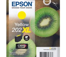 Epson Original 202XL Kiwi Druckerpatrone gelb 650 Seiten 8,5ml (C13T02H44010)