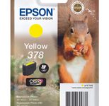 Epson Original 378 Eichhörnchen Druckerpatrone gelb 360 Seiten 4,1ml (C13T37844010)