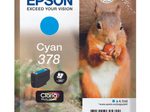 Epson Original 378 Eichhörnchen Druckerpatrone cyan 360 Seiten 4,1ml (C13T37824010)