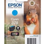 Epson Original 378 Eichhörnchen Druckerpatrone cyan 360 Seiten 4,1ml (C13T37824010)
