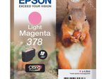 Epson Original 378 Eichhörnchen Druckerpatrone magenta hell 360 Seiten 4,8ml (C13T37864010)
