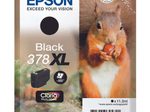Epson Original 378XL Eichhörnchen Druckerpatrone schwarz 500 Seiten 11,2ml (C13T37914010)