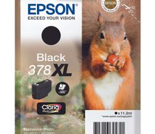 Epson Original 378XL Eichhörnchen Druckerpatrone schwarz 500 Seiten 11,2ml (C13T37914010)