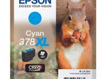 Epson Original 378XL Eichhörnchen Druckerpatrone cyan 830 Seiten 9,3ml (C13T37924010)