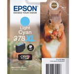 Epson Original 378XL Eichhörnchen Druckerpatrone cyan hell 830 Seiten 10,3ml (C13T37954010)