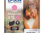 Epson Original 378XL Eichhörnchen Druckerpatrone magenta hell 830 Seiten 10,3ml (C13T37964010)