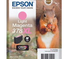 Epson Original 378XL Eichhörnchen Druckerpatrone magenta hell 830 Seiten 10,3ml (C13T37964010)