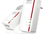 FRITZ!Powerline 1260 (früher 1260E) WLAN Set Powerline Adapterkit GigE, HomePlug AV WiFi5 Dual-Band an Wandsteckdose anschließbar