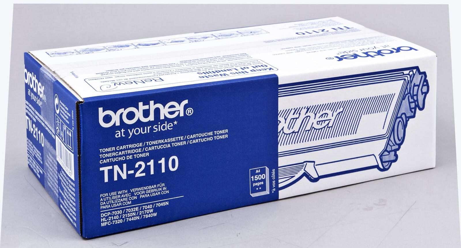 Brother Original TN2110 Toner schwarz 1.500 Seiten (TN-2110)